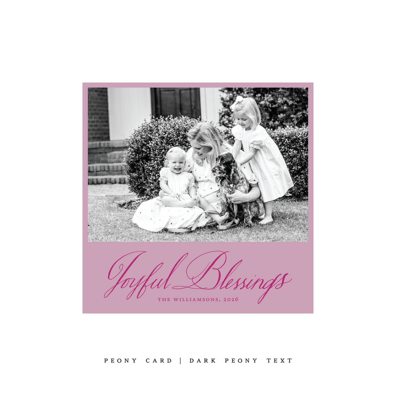 Westley Classic Printed Small Square Holiday Card