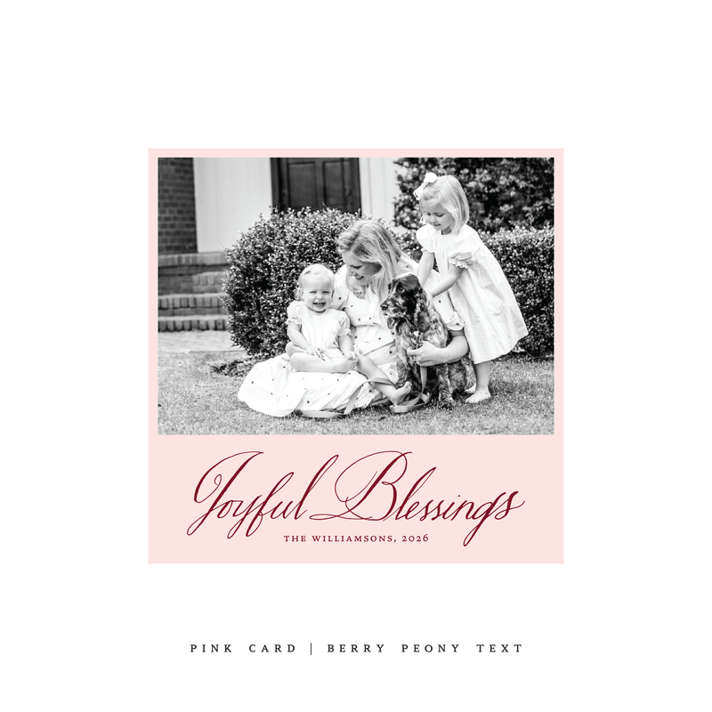 Westley Classic Printed Small Square Holiday Card