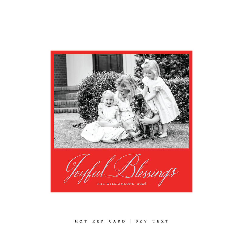 Westley Classic Printed Small Square Holiday Card
