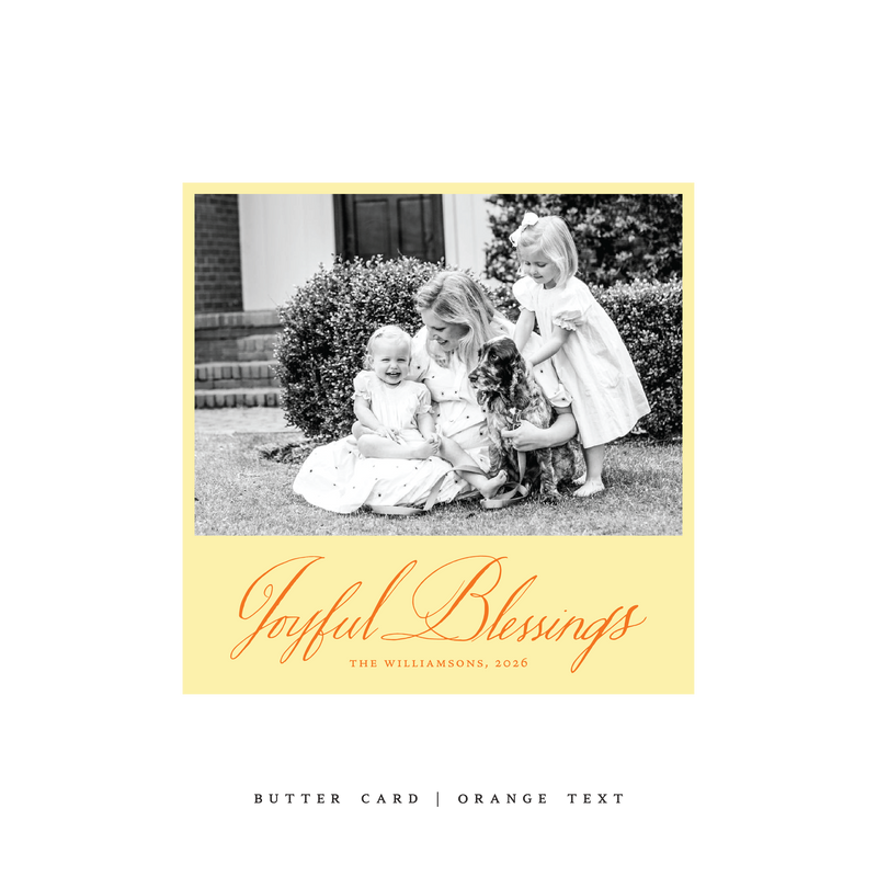 Westley Classic Printed Small Square Holiday Card