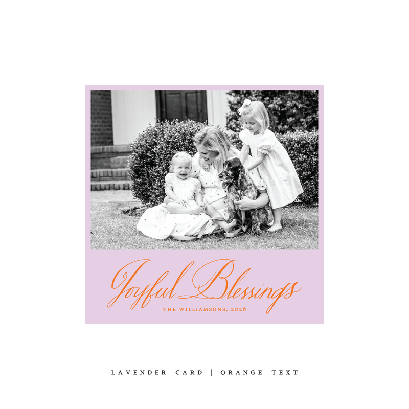 Westley Classic Printed Small Square Holiday Card