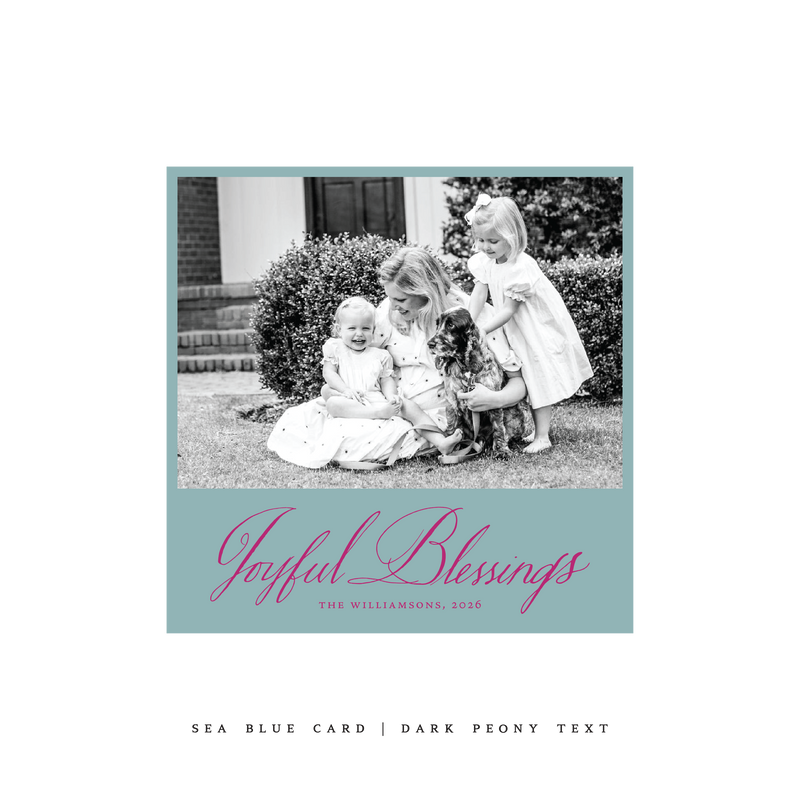 Westley Classic Printed Small Square Holiday Card