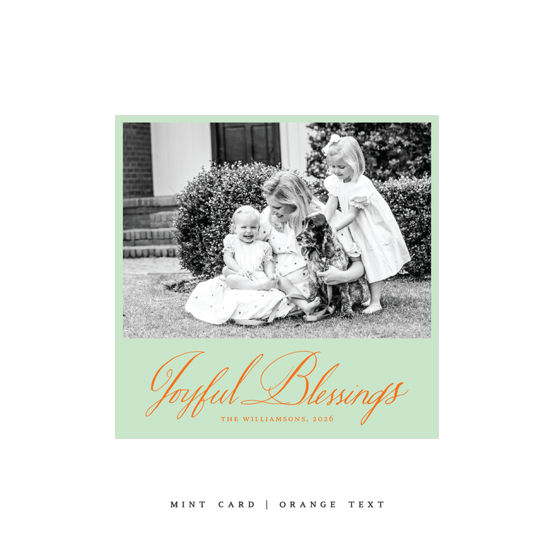 Westley Classic Printed Small Square Holiday Card