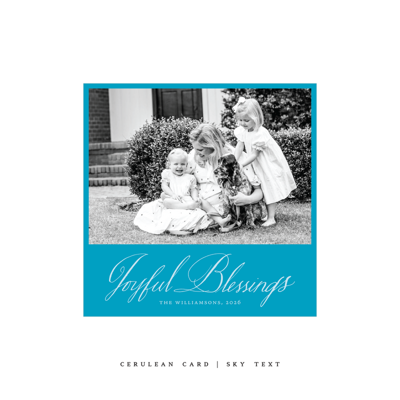 Westley Classic Printed Small Square Holiday Card