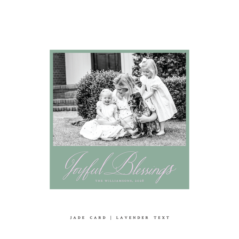 Westley Classic Printed Small Square Holiday Card
