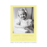 Yorke Letterpress Colored Paper Holiday Card