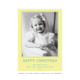 Yorke Letterpress Colored Paper Holiday Card