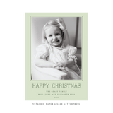 Yorke Letterpress Colored Paper Holiday Card