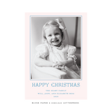 Yorke Letterpress Colored Paper Holiday Card