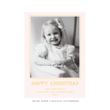 Yorke Letterpress Colored Paper Holiday Card