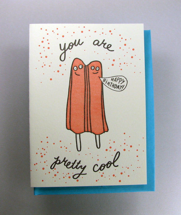 Pretty Cool Birthday Greeting Card