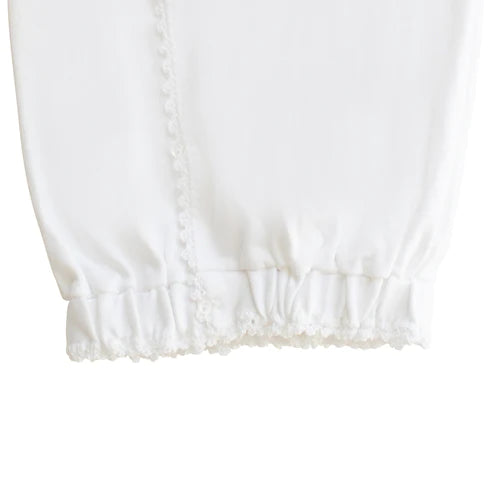 White Jersey Wrap Sack