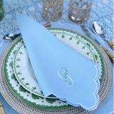 Scallop dinner napkins