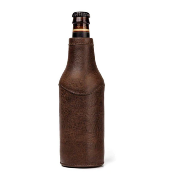 Custom Leather Bottle Koozie