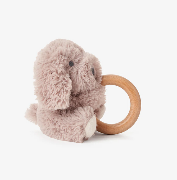 Puppy Plush Ring Rattle