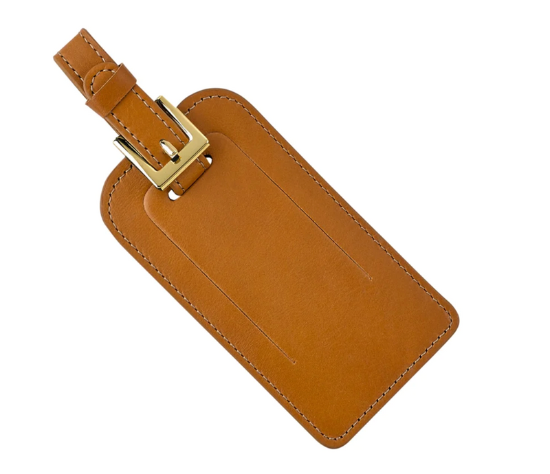 Chestnut luggage tag